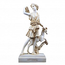 Άγαλμα θεά Άρτεμις με πατίνα 25εκ