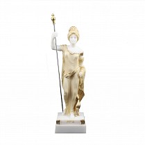 Άγαλμα της θεάς Ήρας αλάβαστρο με πατίνα 25.5εκ