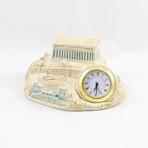 Κεραμικό επιτραπέζιο ρολόι με το βράχο της Ακρόπολης