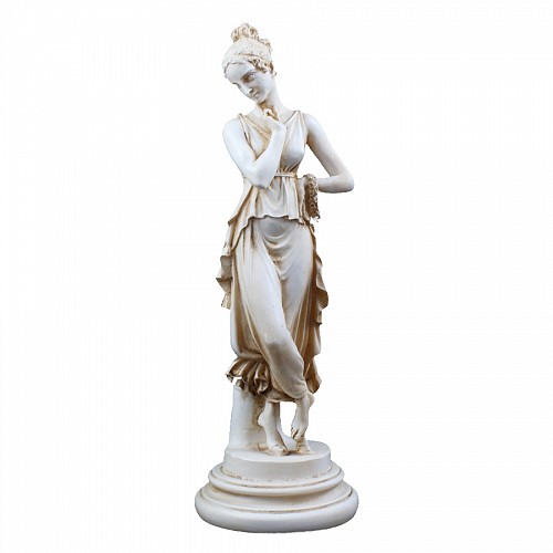 Άγαλμα Κορη του Μάη / Περσεφόνη αλάβαστρο με πατίνα 24.2εκ